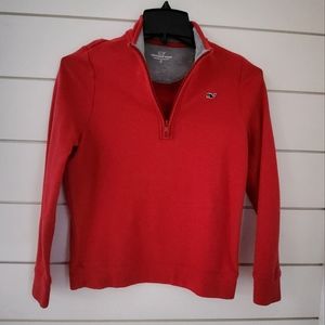Boys Small Vineyard Vines sweater 3/4 zip pullover